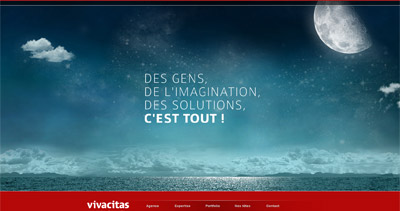Vivacitas Website Screenshot