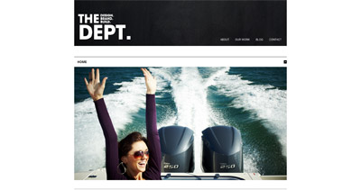 The Dept Website Screenshot