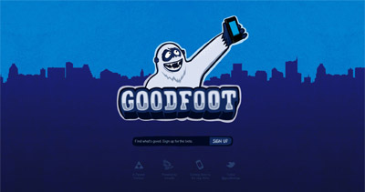 Goodfoot Website Screenshot