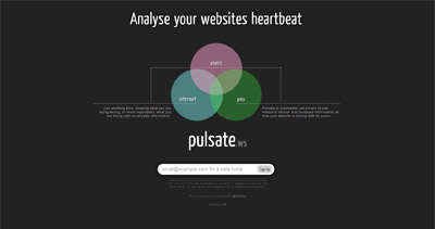 pulsate Website Screenshot