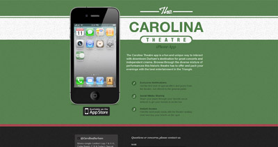 The Carolina Theatre App Thumbnail Preview