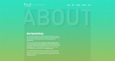 HyperboleDesign Website Screenshot