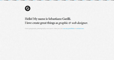 Sebastiano Garilli Website Screenshot