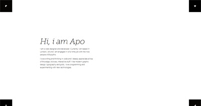 Apo Website Screenshot