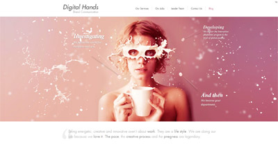 Digital Hands Website Screenshot