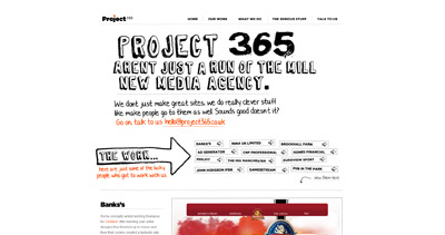 Project365 Website Screenshot