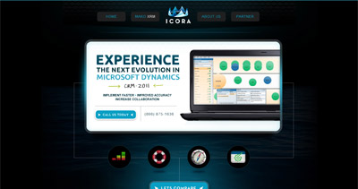 Icora Website Screenshot