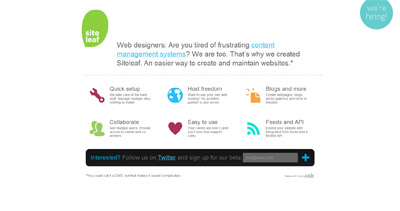Siteleaf Website Screenshot