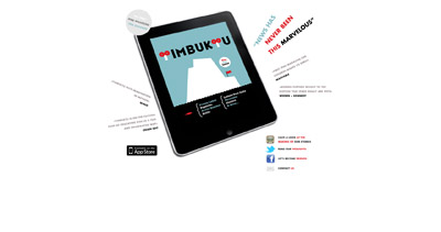 Timbuktu Magazine Website Screenshot