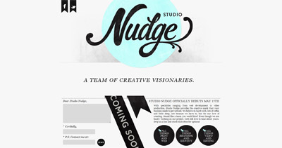 Studio Nudge Website Screenshot