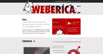 Weberica Website Screenshot