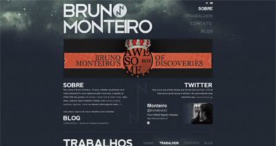 Bruno Monteiro Website Screenshot