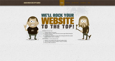 SEO Rockstars Website Screenshot