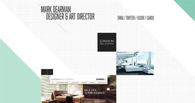 Mark Dearman Website Screenshot