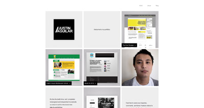 Justin Aguilar Website Screenshot