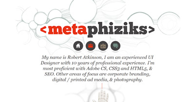Metaphiziks Website Screenshot