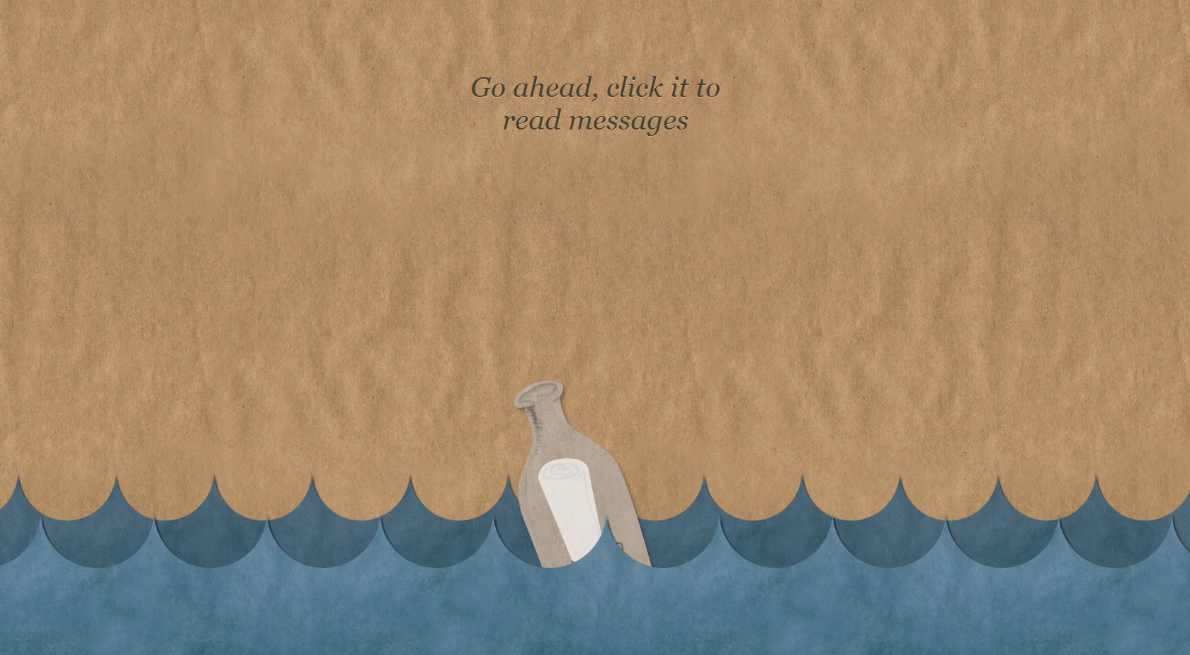 Message in a Bottle