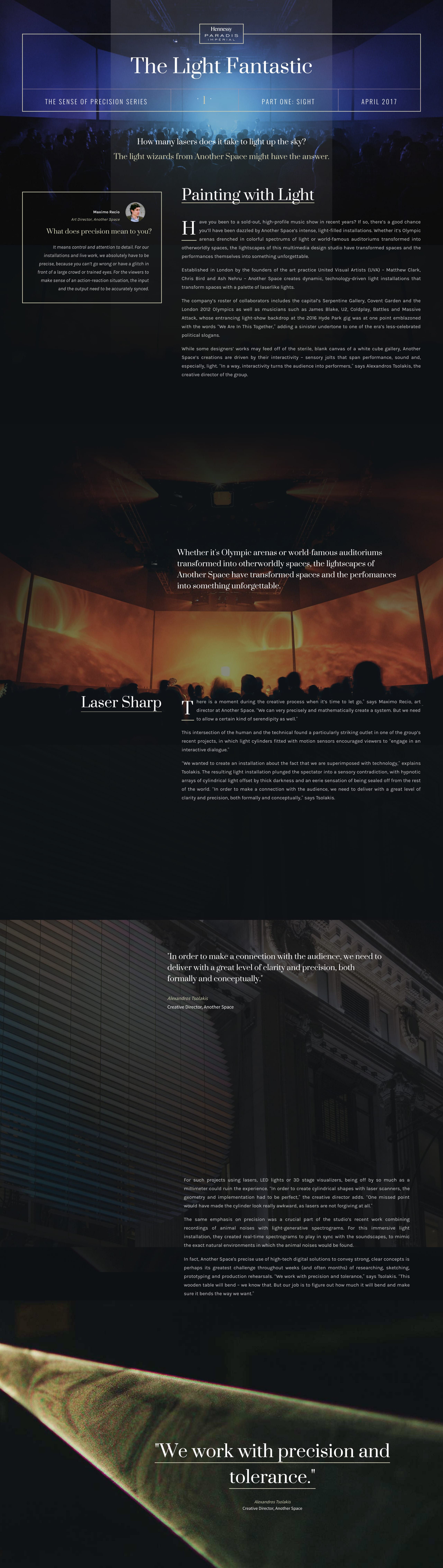 The Light Fantastic One Page site Award
