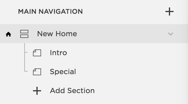 Inserting a section below Index Block