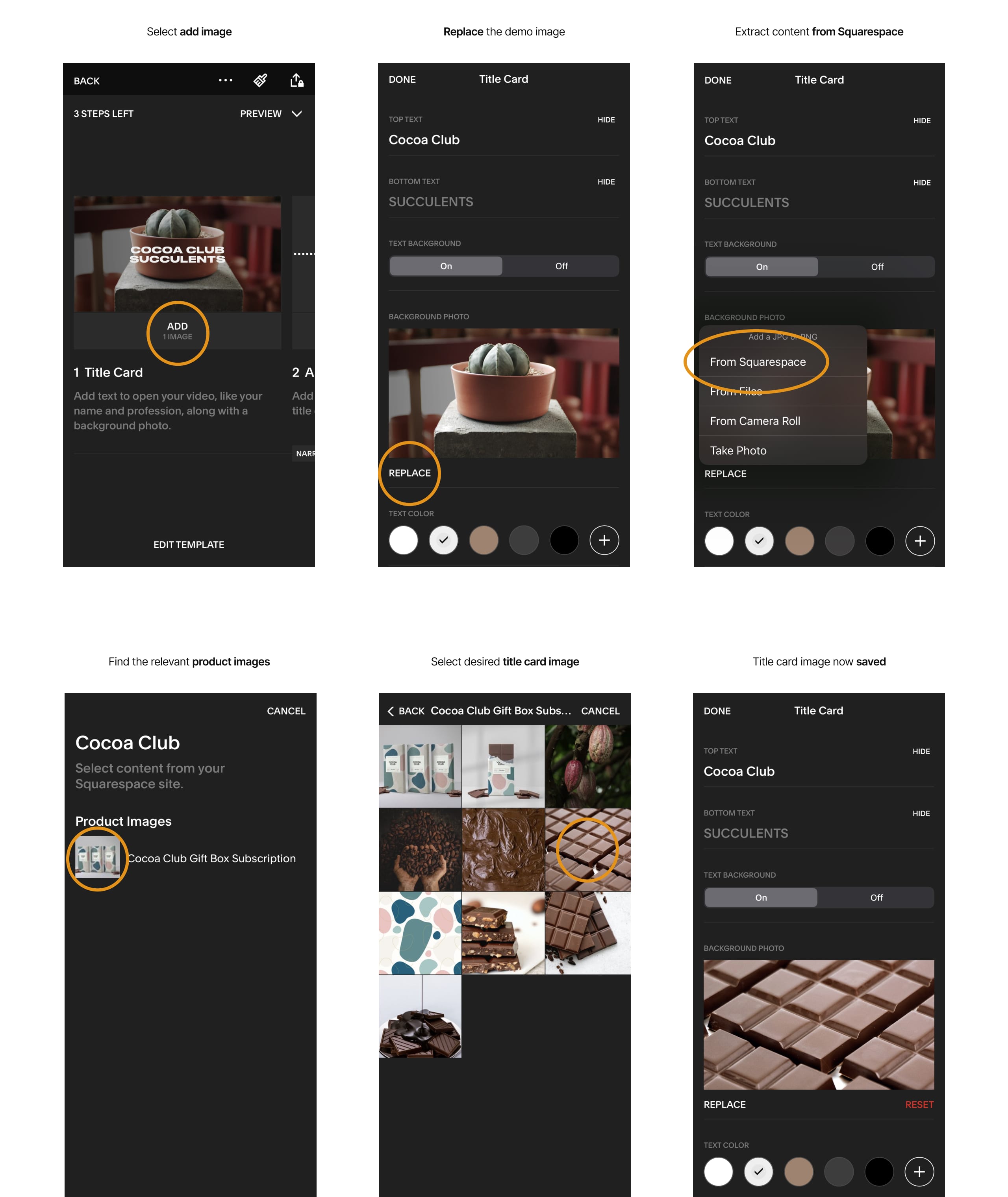 Squarespace Video Studio app preview