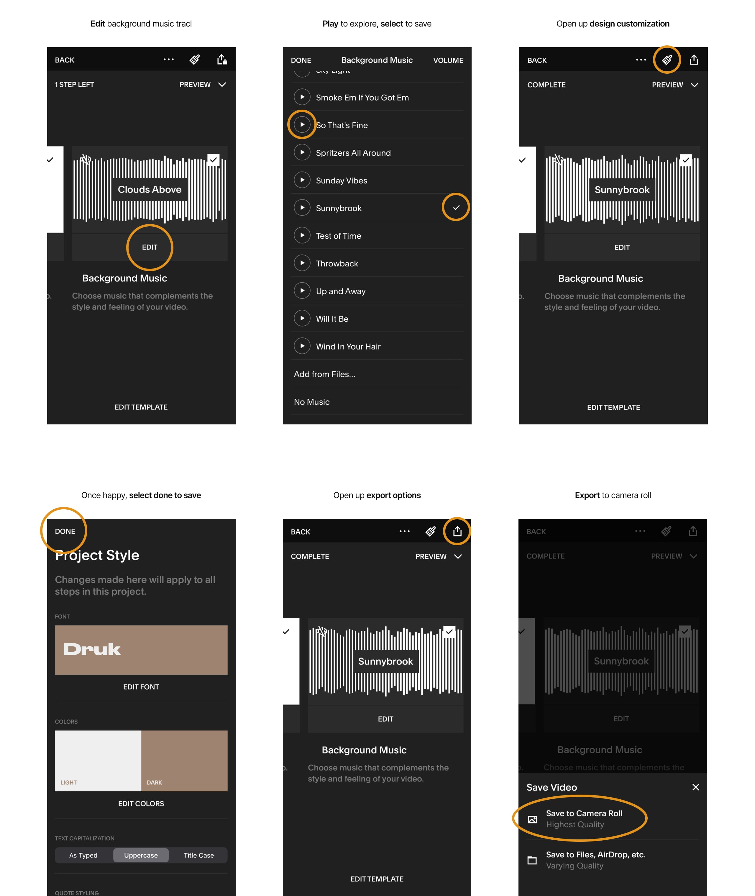 Squarespace Video Studio app preview