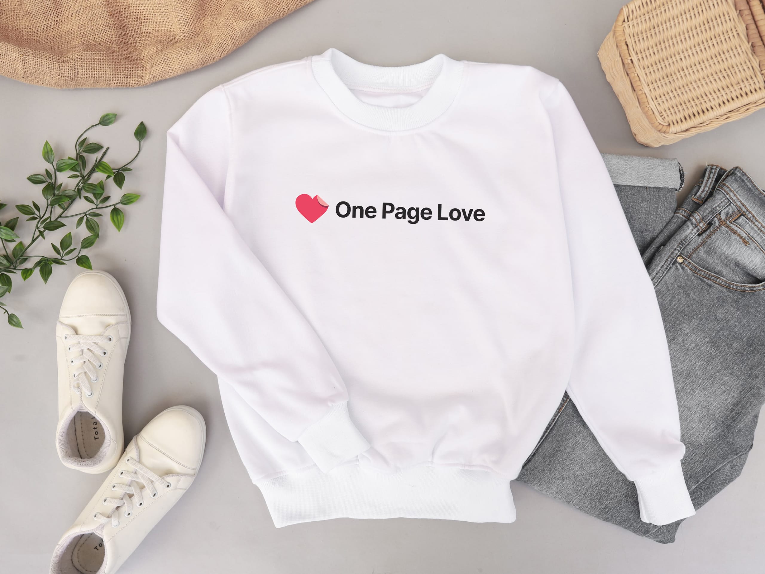 One Page Love Hoody using Printful